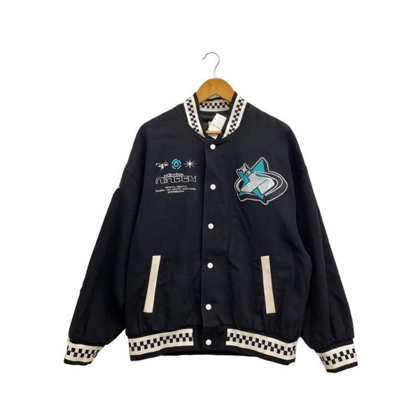 9090◇スタジャン/L/コットン/BLK// : セカンドストリートYahoo!店