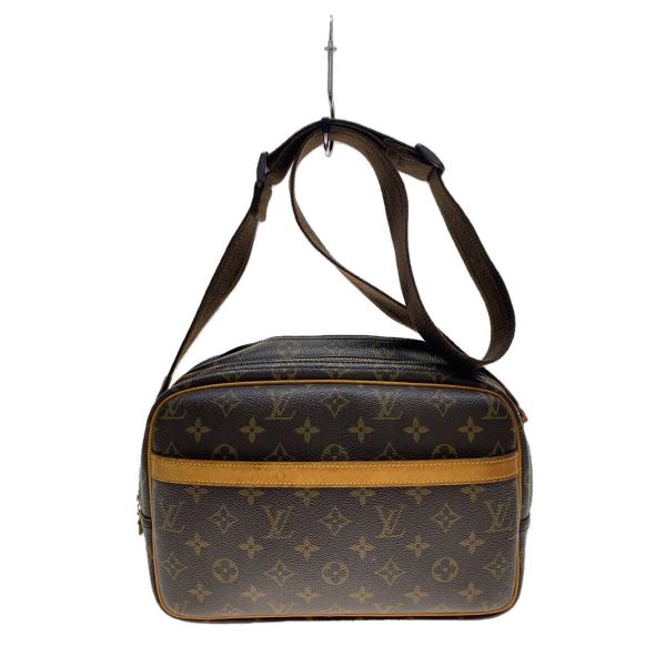 LOUIS VUITTON◇リポーターPM_モノグラム・キャンバス_BRW/PVC/BRW
