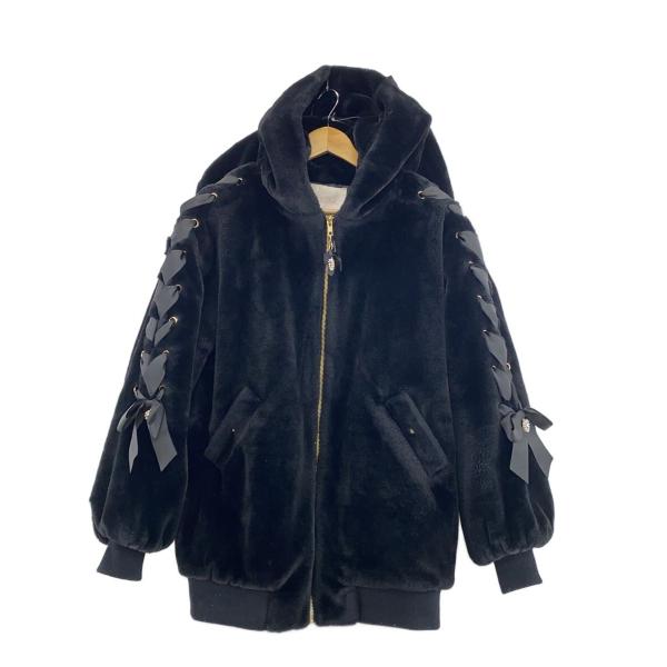 LIZ LISA◇うさみみファーブルゾン/ブルゾン/0/ポリエステル/BLK/127