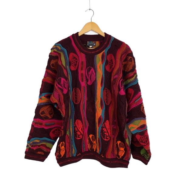 COOGI 3Dニット セーター マルチカラー S オーストラリア製 ウール COOGI◇3Dニット/M/ウール/マルチカラー : セカンドストリートYahoo!店