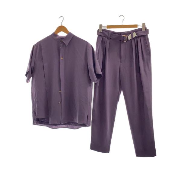 CULLNI◇セットアップ/1/ポリエステル/パープル/無地/22-SS-030/22-SS