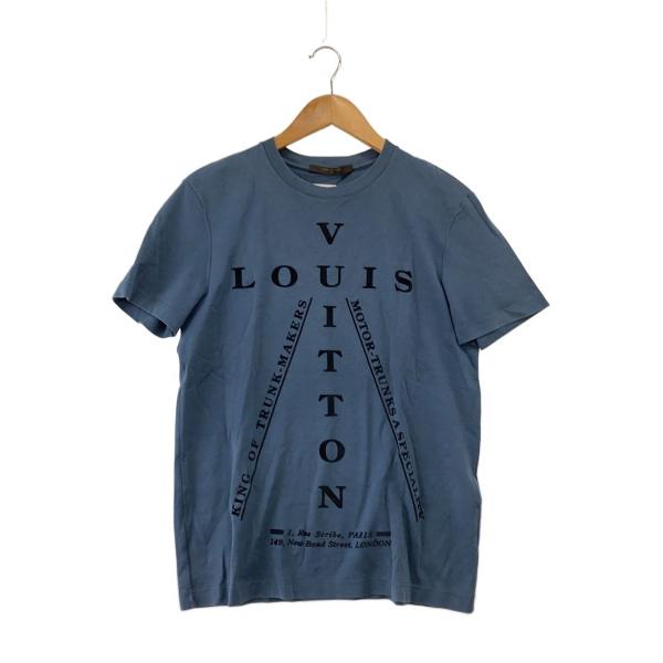 LOUIS VUITTON◇Tシャツ/S/コットン/BLU/VCCM09 : セカンドストリート