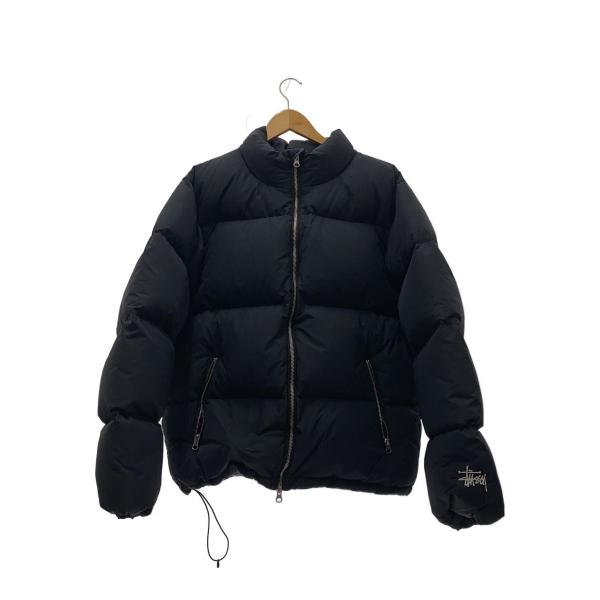 STUSSY◇ダウンジャケット/S/ナイロン/BLK : セカンドストリートYahoo