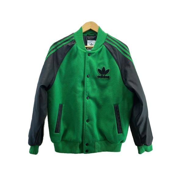 adidas◇SST/ボンバージャケット/スタジャン/M/ウール/GRN/HZ0696