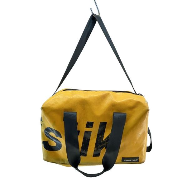 FREITAG◇F46 CLARK/クラーク/角ダメージ/ボストンバッグ/--/YLW/無地