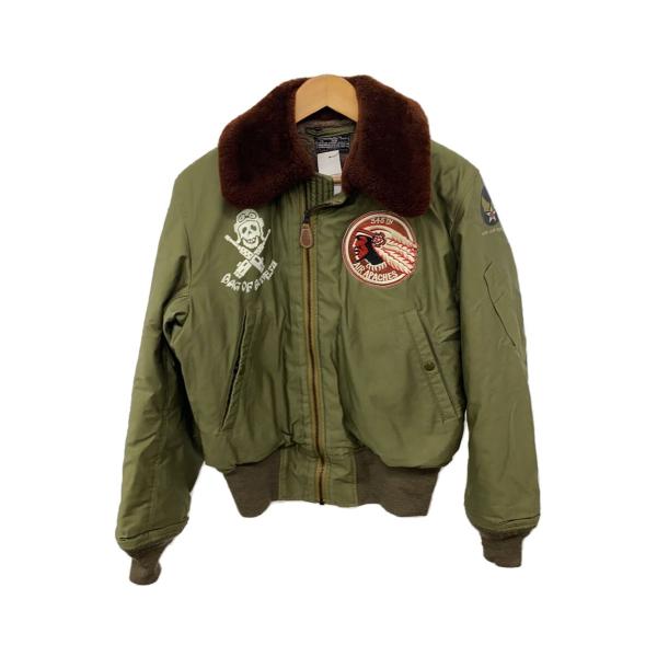 あ*様 ヴィンテージ THE REAL McCOY’S B-15 フライトジャケ THE REAL McCOY'S◇B-15フライトジャケット/38/--/KHK/MJ11110/AIR