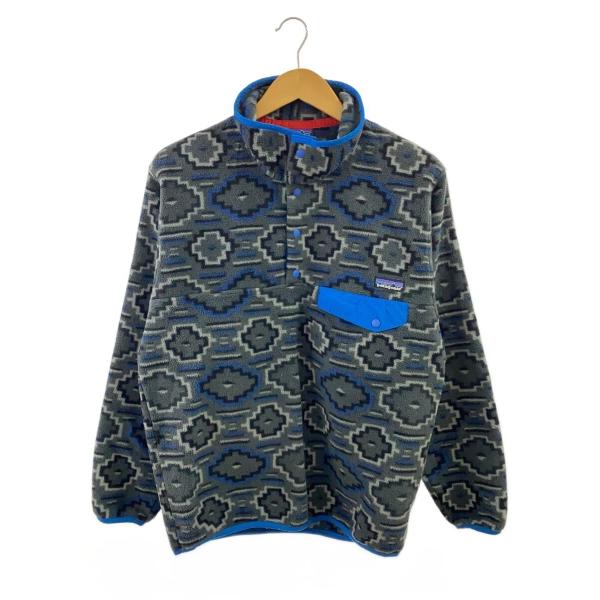 patagonia◇シンチラスナップT/フリースジャケット/S/ポリエステル/GRY