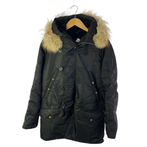 AVIREX◇N-3B/フライトジャケット/M/ナイロン/BLK/6152195 : セカンド