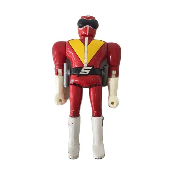 旧バンダイ　アカレンジャー　ソフビ　 秘密戦隊ゴレンジャー　 石森プロ 超合金/アカレンジャー/秘密戦隊ゴレンジャ/石森プロ : セカンド