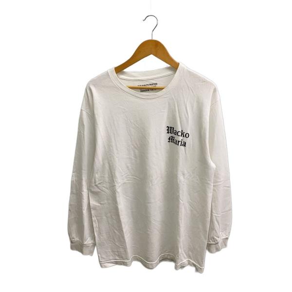 WACKO MARIA◇バックタイガープリント/ロンt/長袖Tシャツ/L/コットン