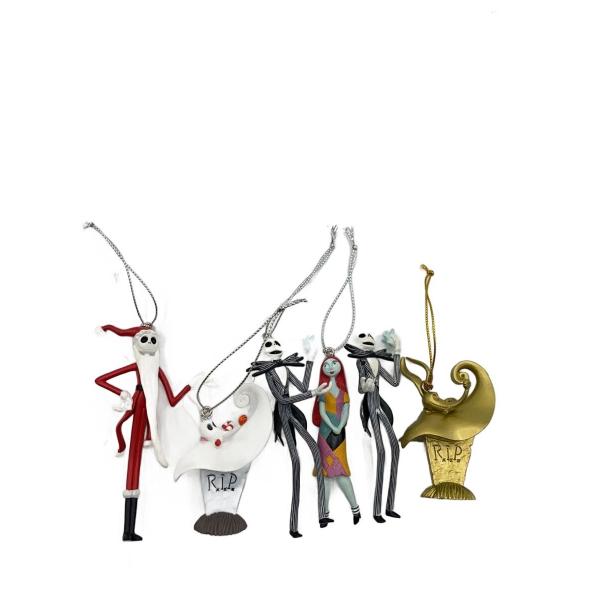 海外購入★ナイトメア・ビフォア・クリスマス オーナメント 7個セット Disney◇ナイトメアビフォア/6個セット/クリスマスオーナメント