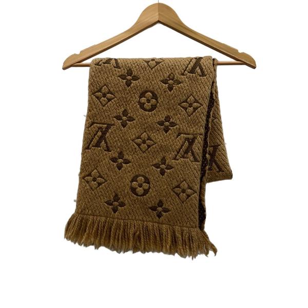 LOUIS VUITTON◇マフラー/ウール/CML/総柄/レディース/M75884