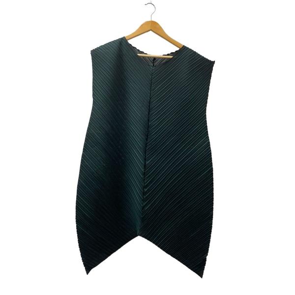 PLEATS PLEASE ISSEY MIYAKE◇ノースリーブワンピース/3/ポリエステル