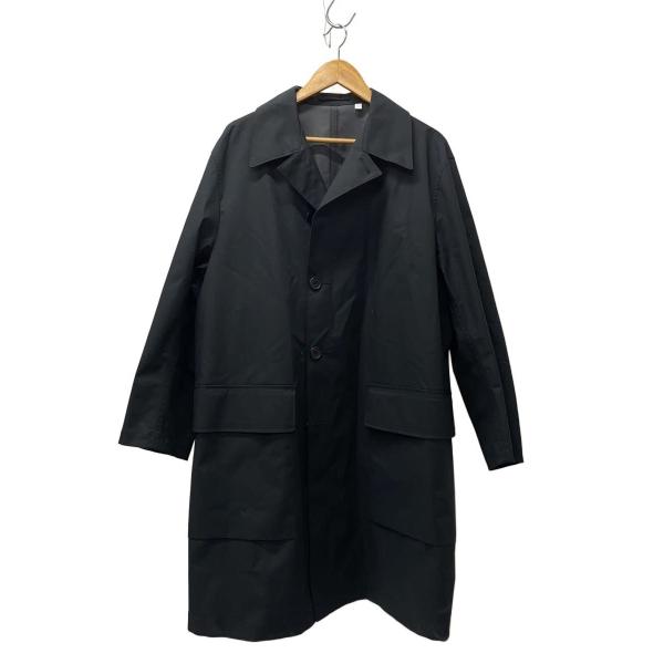 【新品未使用】UNIQLO C ブラックテック ステンカラーコート 黒 XL 2025SS】UNIQLO C /ユニクロシー ブロックテックステンカラーコート 黒
