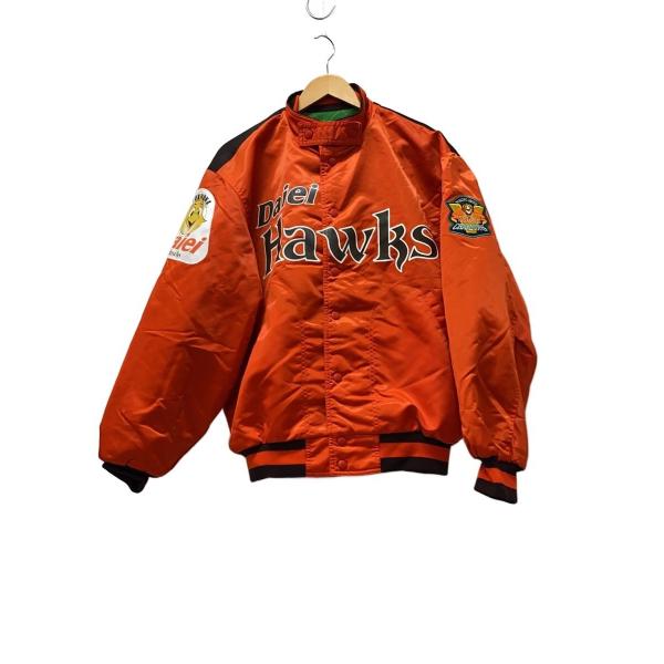 Rawlings◇福岡ダイエーホークス/スタジャン/O/ナイロン/ORN/BRG100