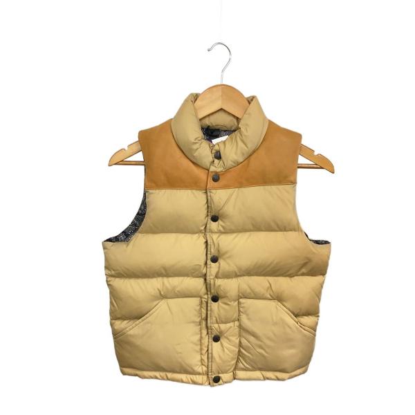 THE NORTH FACE PURPLE LABEL◇ダウンベスト_ND2279N/S/ナイロン/BEG