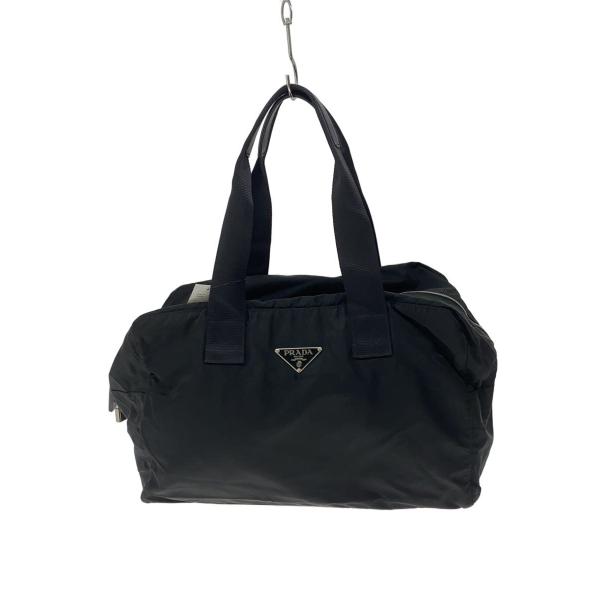 PRADA◇ボストンバッグ/ナイロン/BLK/無地 : セカンドストリートYahoo
