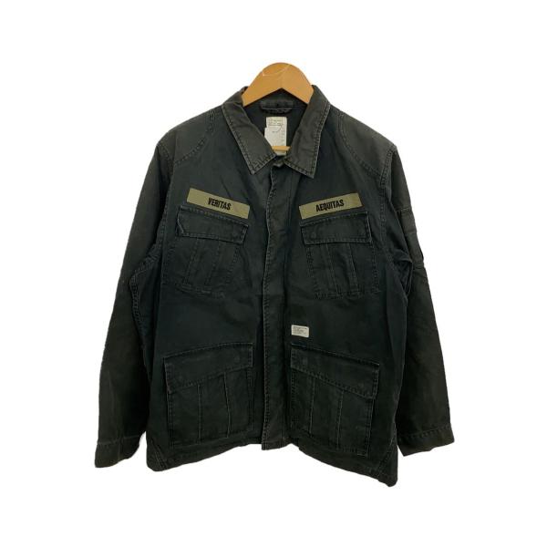 ジャケット・アウター wtaps WTAPS◇ミリタリージャケット/FREE/コットン/GRY/無地/TSDT