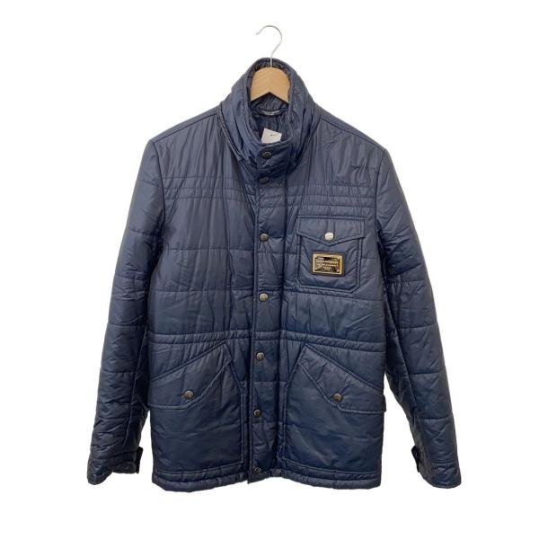 DOLCE&GABBANA ダウンジャケット ネイビー DOLCE&GABBANA◇ダウンジャケット/--/ポリエステル/NVY/G9L45T