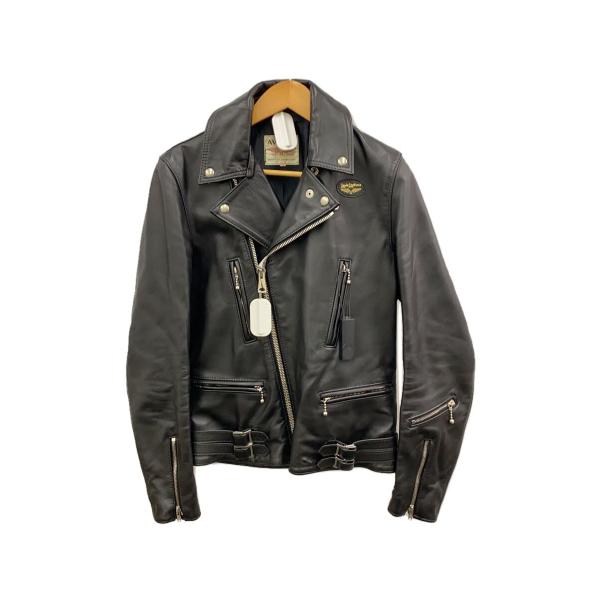 値下げしました！ ブラック ダブルライダースジャケット ザワキタ ポイント3倍！限界価格に挑戦！ 本革ライダース（新型
