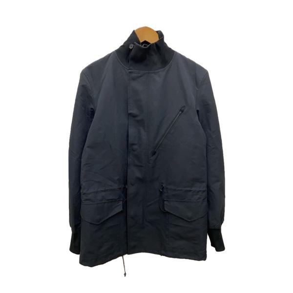 S　ナイロンジャケット 切り替え コットン 三角ロゴ 極美品 希少 黒 Y-3◇ナイロンジャケット/XS/コットン/BLK/無地/FJ0397