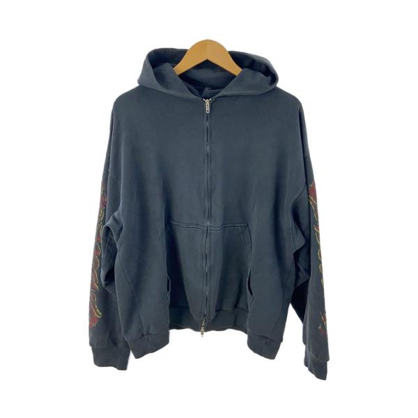 BALENCIAGA◇OFFSHOREアートプリントジップアップパーカー/S/コットン