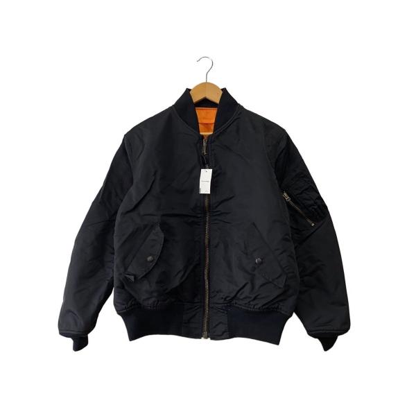 THE REAL McCOY'S◇TYPE MA-1 McCOY MFG.ブルゾン/M/ナイロン/BLK