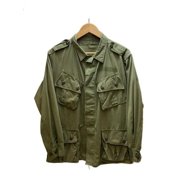 60s アメリカ軍 US ARMY ジャングルファティーグジャケット1st 美品 MILITARY◇60s/VT/US/ARMY/ジャングルファティーグ/1st/むき出しボタン