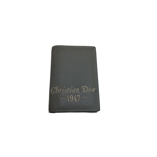 Christian Dior◇1947/カードケース/--/GRY/メンズ/12-BO-0242/内側