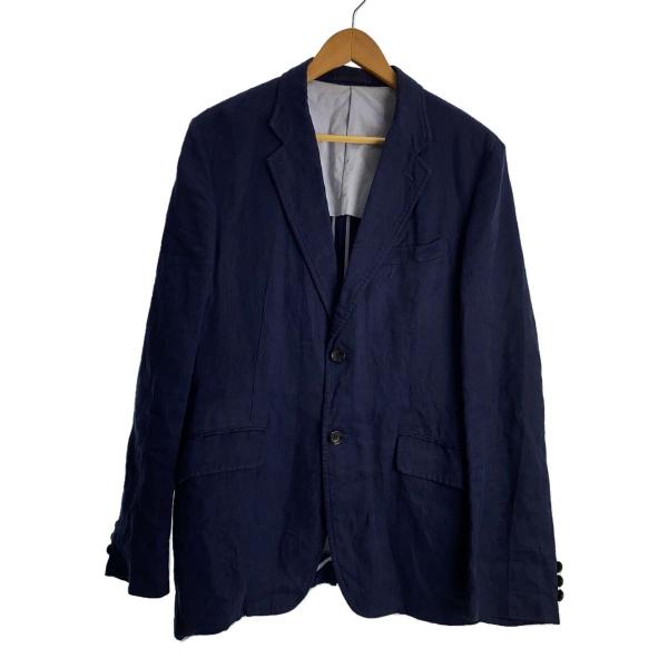 COMME des GARCONS HOMME◇テーラードジャケット/M/リネン/NVY/HI-J027