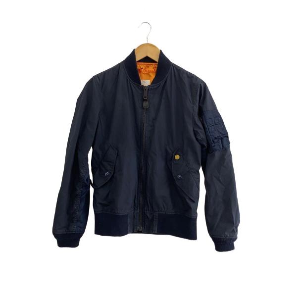 ALPHA INDUSTRIES◇フライトジャケット/S/--/NVY/0615-00-573-8336