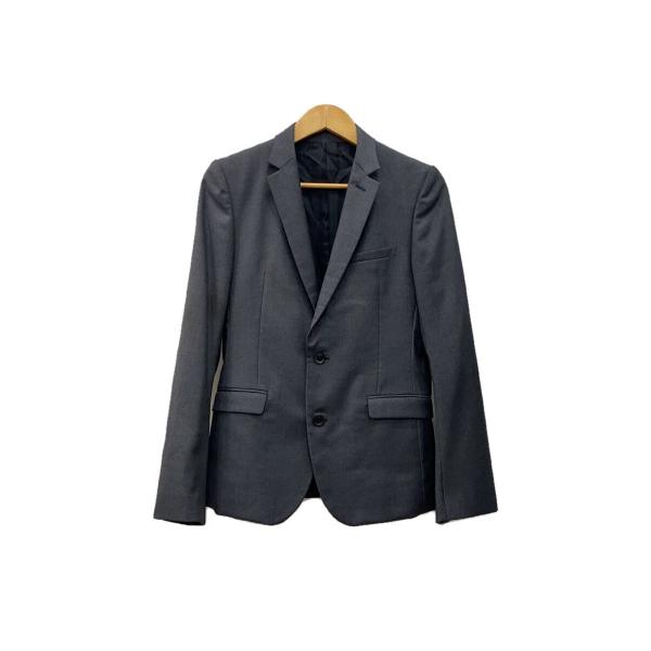 LOUNGE LIZARD◇Loro piana/super130s/スーツ/1/ウール/GRY/無地