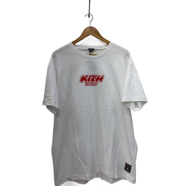 KITH◇Tシャツ/XL/コットン/ホワイト/24-073-060-0021-2-0 : セカンド