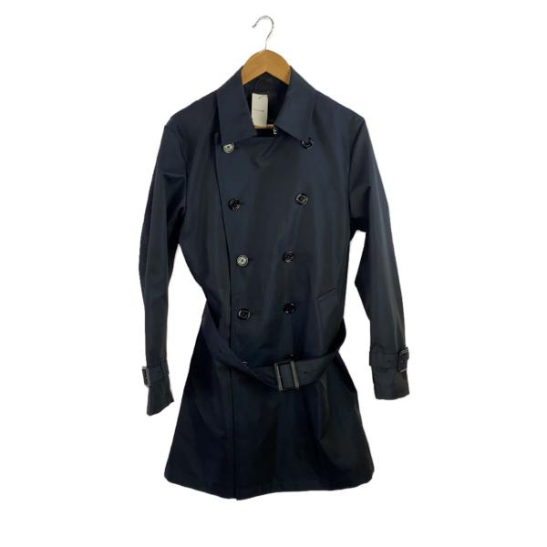 BLACK LABEL CRESTBRIDGE◇トレンチコート/M/ポリエステル/NVY/無地