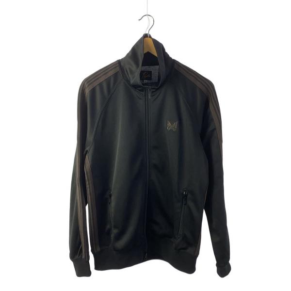 Needles / 24AW/Track Jacket-Poly Smooth/L/ポリエステル/BLK/PU271 Needles◇24AW/Track Jacket Poly Smooth/ジャージ/M/ポリエステル/BLK