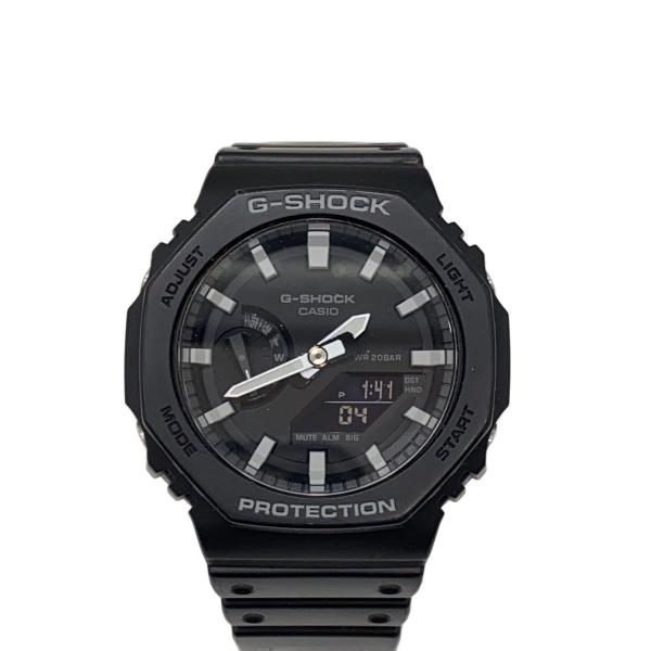 CASIO / クォーツ腕時計_G-SHOCK/デジタル/ラバー/BLK/BLK CASIO◇クォーツ腕時計・G-SHOCK/デジアナ/BLK/BLK : セカンド