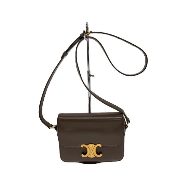 CELINE◇ティーントリオンフバッグ/ショルダーバッグ/--/GRY/F-19-1291