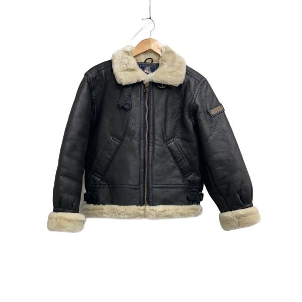 SUNTORY BOSS◇B-3/ムートンジャケット/2000年/レザージャケット