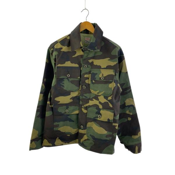 FINAL 　カバーオール　グリーン　迷彩柄　Mサイズ KYOTO BASSEN】カバーオール | ジョンブル公式通販/JOHNBULL ONLINE STORE