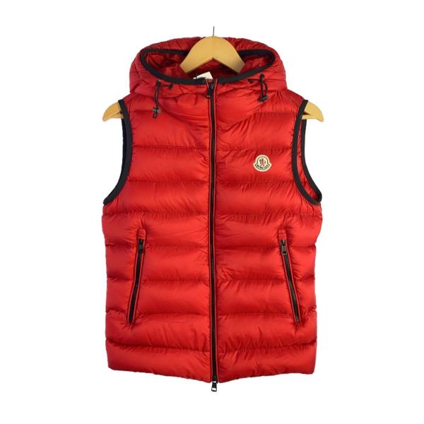 モンクレール ダウンベスト 美品 型番 C20914339305 68950 MONCLER(モンクレール) / ダウンベスト/3/ナイロン/BLK/無地