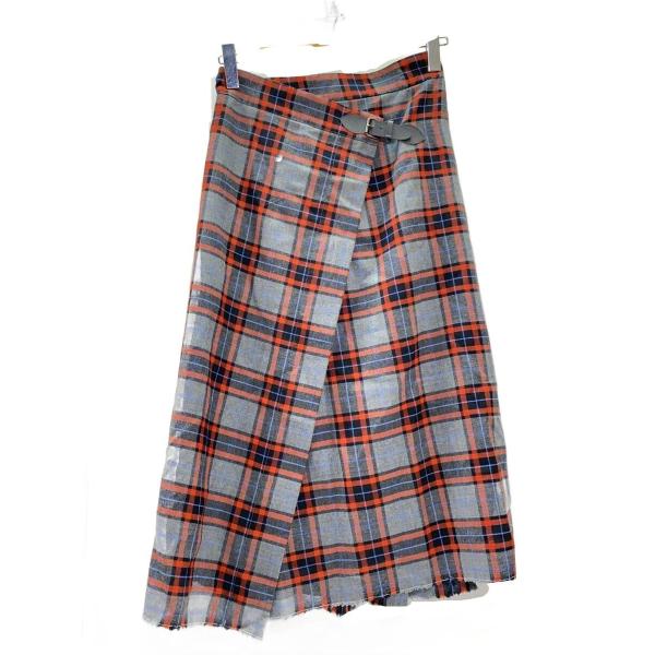 Vivienne Westwood◇ANGLOMANIA/巻きスカート/36/ウール/マルチカラー