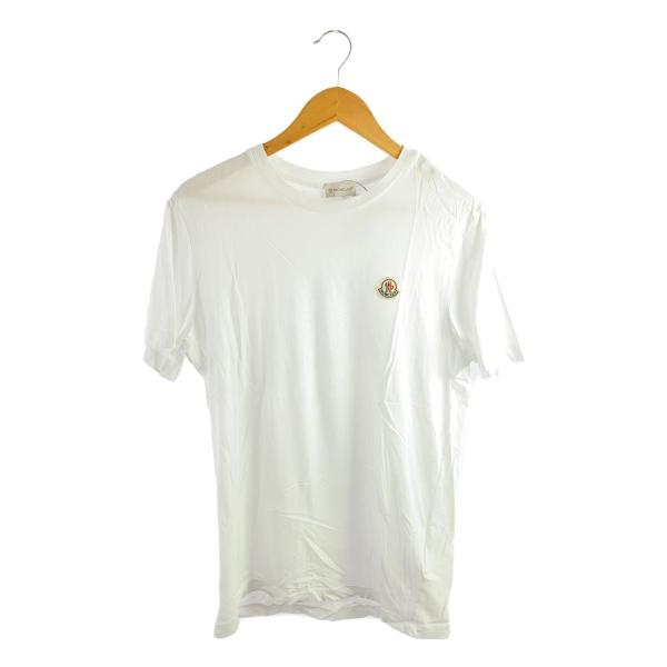 MONCLER◇Tシャツ/S/コットン/WHT/G20918C00055 829H8 : セカンド