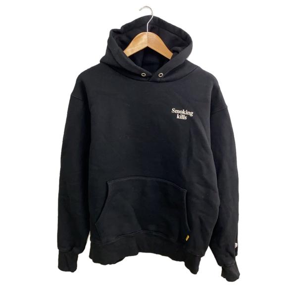 FR2◇パーカー/--/コットン/BLK/プリント/Smoking kills/絵画