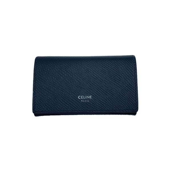 CELINE◇キーケース/レザー/BLK/無地/メンズ : セカンドストリート