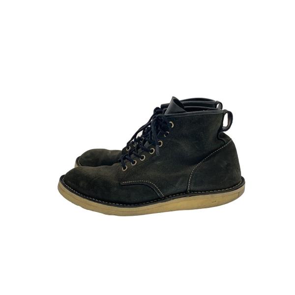 Danner◇ワークブーツ/レースアップブーツ/US8.5/BLK/スウェード/D4125