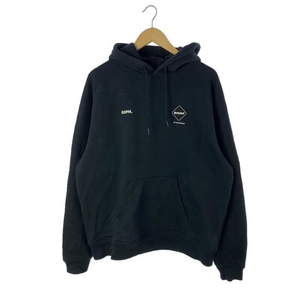 F.C.R.B.(F.C.Real Bristol)◇パーカー/L/コットン/BLK/無地/FCRB