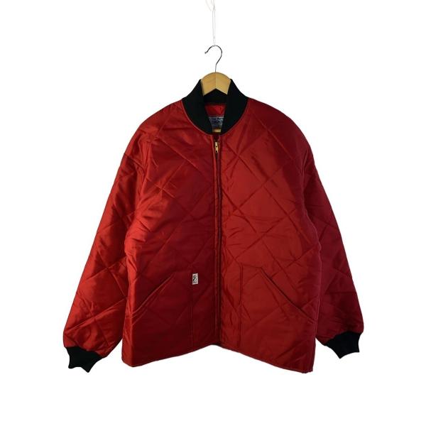 DICKSON◇6oz Diamond Quilted Insulated Jacket/L/ナイロン/RED