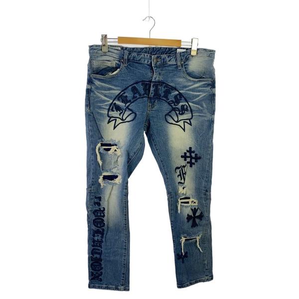 SMOKE RISE◇ストレートパンツ/38/デニム/IDG// : セカンドストリート