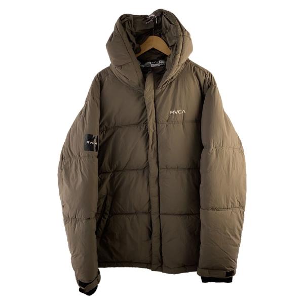 RVCA ダウンジャケット　新品　M RVCA◇ダウンジャケット/L/VISOR HOODED PUFFER JACKET/BC042776