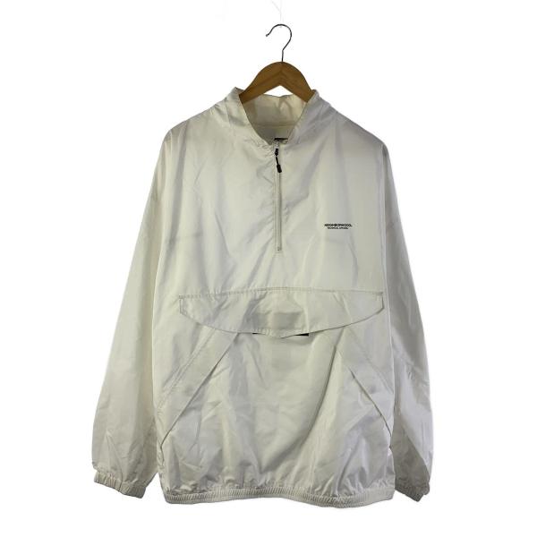 NEIGHBORHOOD◇ナイロンジャケット/XL/ポリエステル/WHT/無地